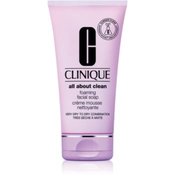 Clinique Foaming Sonic Facial Soap sapun cremos ten uscat si mixt - imagine 2